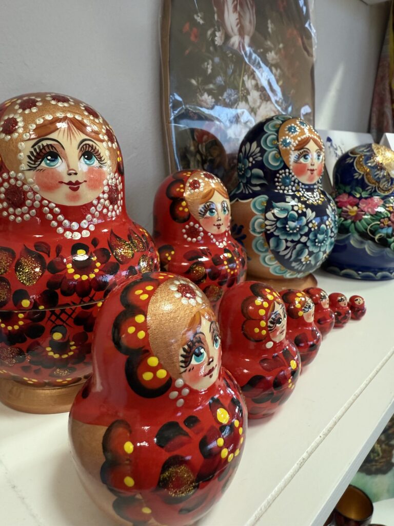 Russian culture includes nesting dolls